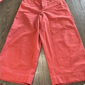 Stylish Wide-Leg Coral Pants